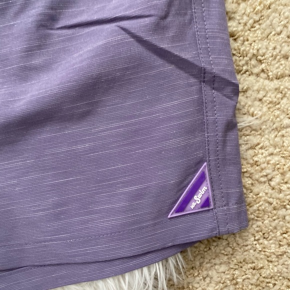 {Mr. Swim} Side Striped Volley Swim Trunks in Lavender - Men’s XXL - NWT - Picture 7 of 10
